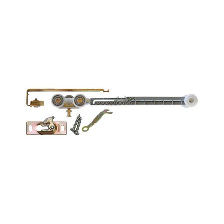 JOHNSON HARDWARE Mill Silver Aluminum Soft Close Pocket Door Frame Kit 5001312